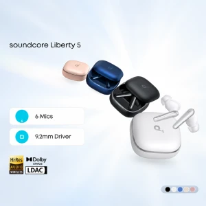 Anker Soundcore Liberty 5 Noise-Cancelling Wireless Earbuds