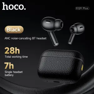 【100% Original】HOCO EQ9 Plus TWS True Wireless Earphone ANC Noise Reduction Bluetooth Headset With Mic In-ear Earphone Touch