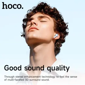 【Clearance Sale】HOCO EW54 TWS Wireless Bluetooth Headset BT5.3 Music Sport Earphone in-Ear Earbuds With Mic For All Smartphon