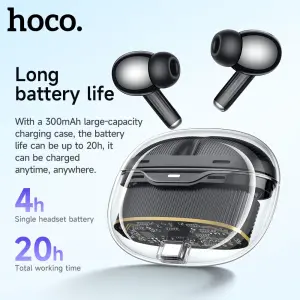 【Clearance Sale】HOCO EW54 TWS Wireless Bluetooth Headset BT5.3 Music Sport Earphone in-Ear Earbuds With Mic For All Smartphon