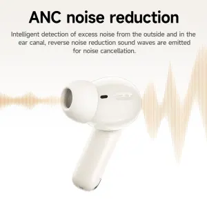 【Connect two devices】HOCO EQ22 TWS Wireless Headset ANC+ENC Noise Reduction Bluetooth Headset BT5.4 With Mic In-ear