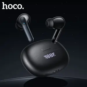 【Connected to Two Phones Simultaneously】HOCO EQ5 TWS ANC+ENC Noise Reduction Wireless Bluetooth Headset BT5.3 HIFI Stereo