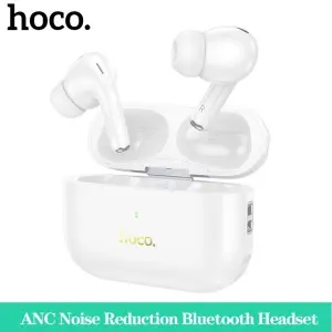 【Connected to Two Phones Simultaneously】HOCO EW56 Plus TWS True Wireless ANC Noise Reduction Bluetooth Headset With Mic Touch