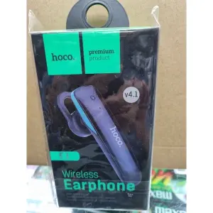 HOCO E1 Wireless Bluetooth Earphone – Mono Headset with HD Mic