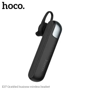 Hoco E37 Original 100% Gratified Business Bluetooth Wireless Headset Hands-free Headphone with Mic