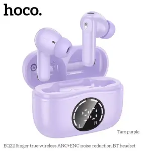 HOCO EQ22 Estrella Wireless Bluetooth Earphone 5.4 ENC Call HIFI Stereo Earbuds Active Noise Cancellation Sport Earphone