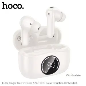 HOCO EQ22 Estrella Wireless Bluetooth Earphone 5.4 ENC Call HIFI Stereo Earbuds Active Noise Cancellation Sport Earphone
