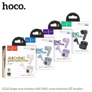 HOCO EQ22 Estrella Wireless Bluetooth Earphone 5.4 ENC Call HIFI Stereo Earbuds Active Noise Cancellation Sport Earphone