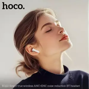 HOCO EQ22 Estrella Wireless Bluetooth Earphone 5.4 ENC Call HIFI Stereo Earbuds Active Noise Cancellation Sport Earphone