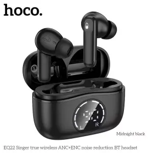 HOCO EQ22 Estrella Wireless Bluetooth Earphone 5.4 ENC Call HIFI Stereo Earbuds Active Noise Cancellation Sport Earphone