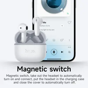 HOCO EQ28 TWS True Wireless Headset Bluetooth Earphone BT5.4 Half-in-ear With Mic HIFI Stereo Music Sports Headphones 320mAh Super