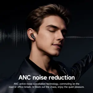 HOCO EQ34 Plus TWS Wireless Earphone ANC Noise Reduction Bluetooth Headset In-ear Earbuds Music Sports Earphones For All