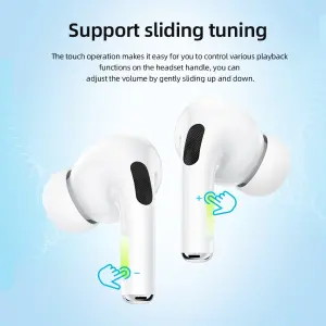 HOCO EW51 TWS True Wireless ANC Noise Reduction Bluetooth Headset Built-In Microphone Touch Control Earbuds HD Stereo In-ear