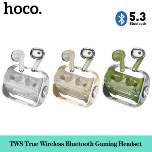 HOCO EW55 TWS True Wireless Bluetooth Earphone Bluetooth 5.3 Headset Stereo Surround Large Capacity Battery Sports Gaming Headset