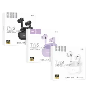 HOCO EW60 TWS True Wireless Bluetooth Earphones Wireless Earbud BT5.3 Touch Stereo Sports In-Ear Earbuds With Mic For Smartphone
