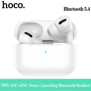 HOCO EW68 TWS True Wireless Headset ANC+ENC Noise Cancelling Bluetooth Earphone BT5.4 HIFI Stereo With Mic Support Sliding Tuning