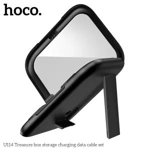 Hoco U114 All in One Charging Cable Heads With Storage Box Fast 60W Has A Type-C/iOS/Micro Charger Converter 3A Power Supply hc1