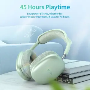 HOCO W35 Air Wireless Bluetooth Headphones 400mAh Super Long Battery Life Sports Gaming Headphones Bluetooth 5.3 HIFI Stereo
