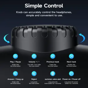 HOCO W35 Max Wireless Bluetooth Headphones Bluetooth 5.3 Super Long Battery Life Sports Gaming