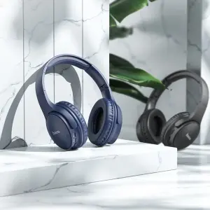 HOCO W40 Fashion Wireless Headphones Bluetooth 5.3 Physical Noise Reduction Headsets Stereo Sound Earphones for Phone PC Gaming