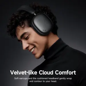 HOCO W63 Wireless Headphones ANC Noise Reduction Bluetooth Headphones BT 5.4 HIFI Stereo Music Sports Running Earphone 500mA