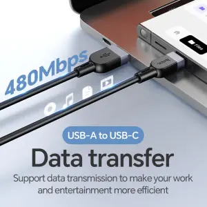 HOCO X109 USB C to USB C Cable 60W Fast Charging Cable 1M&2M&3M Silicone Charging Data Cable For Mobile Phones Laptops