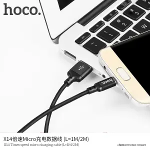 Hoco X14 H-UPF01-GR iphone/Micro/Type C charging c...