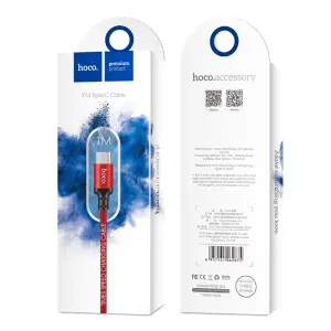 HOCO X14 Type-C Cable Data Line 1m&2m 3A Fast Char...