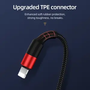 Hoco X26 Data Line 3 in 1 USB Multi Charging Data Cable Fast Charging Cable For i*PH / Micro / Type C Android 1M Charging Cable