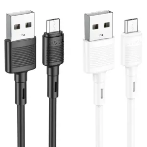 Hoco X83 USB to Micro charging cable, 1m long cord, PVC material, current up to 2.5A