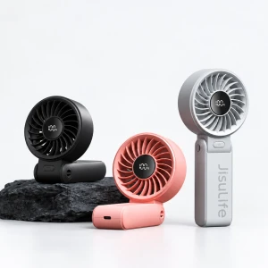 JISULIFE Handheld Fan Life 7 5000mAh Portable USB Fan
