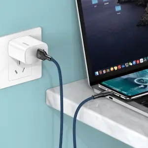 KAKU/kakusiga. KSC-991 Fast Charging Data Cable USB C to Micro Data Cable 1 Meter Black PVC 3A Fast Charging USB Cable