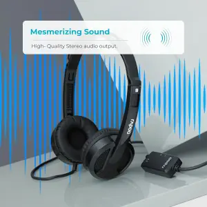 Rapoo H120 USB Stereo Headset.