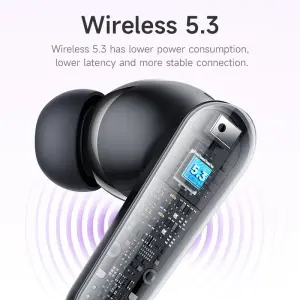 【TWS Use Time: 7 Hours】HOCO EQ11 True Wireless Bluetooth Earphones Bluetooth 5.3 In-Ear Earbuds Touch Stereo Music Sports
