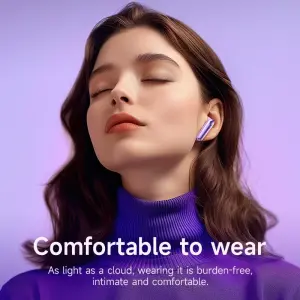 【TWS Use Time: 7 Hours】HOCO EQ11 True Wireless Bluetooth Earphones Bluetooth 5.3 In-Ear Earbuds Touch Stereo Music Sports