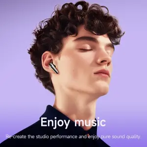 【TWS Use Time: 7 Hours】HOCO EQ11 True Wireless Bluetooth Earphones Bluetooth 5.3 In-Ear Earbuds Touch Stereo Music Sports