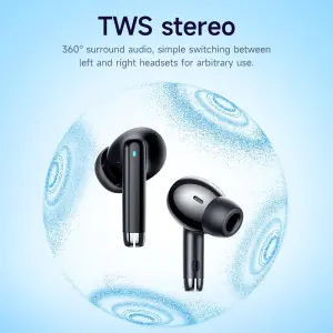 【TWS Use Time: 7 Hours】HOCO EQ2 TWS True Wireless Bluetooth Earphone Bluetooth 5.3 Stereo Sports Headphones With Microphone For