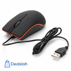 USB 3D Wired Optical Mini Mouse Black