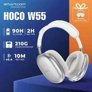 W55 Plus Hoco earphones with 90-hour battery life and wired bass included